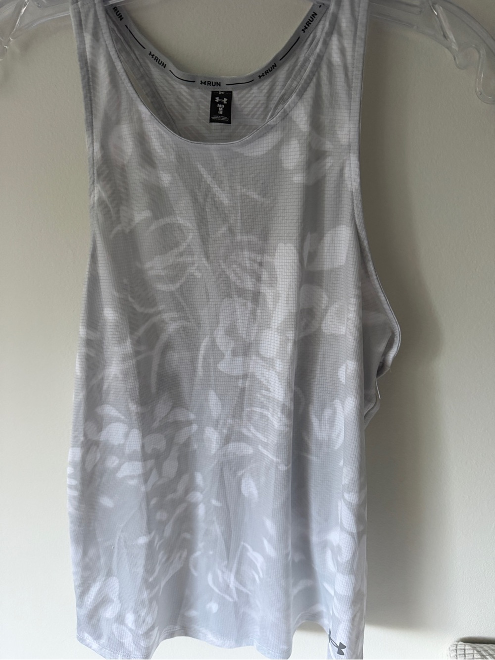 Under Armour White Floral Performance Tank